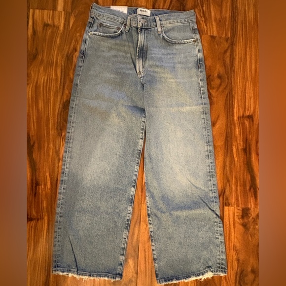 Agolde Women’s Harper Crop Jeans In Hassle Size 28 Denim - Picture 6 of 6